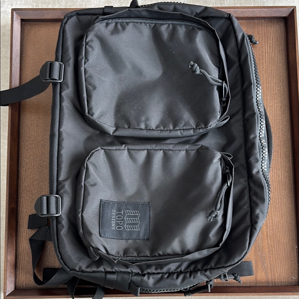 Topo Designs Black Men's Global Briefcase/Backpack